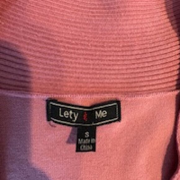 Womens Cardigan Sweater, Size S, Pink, Excellent Condition, Lefty & Me - Picture 3 of 9